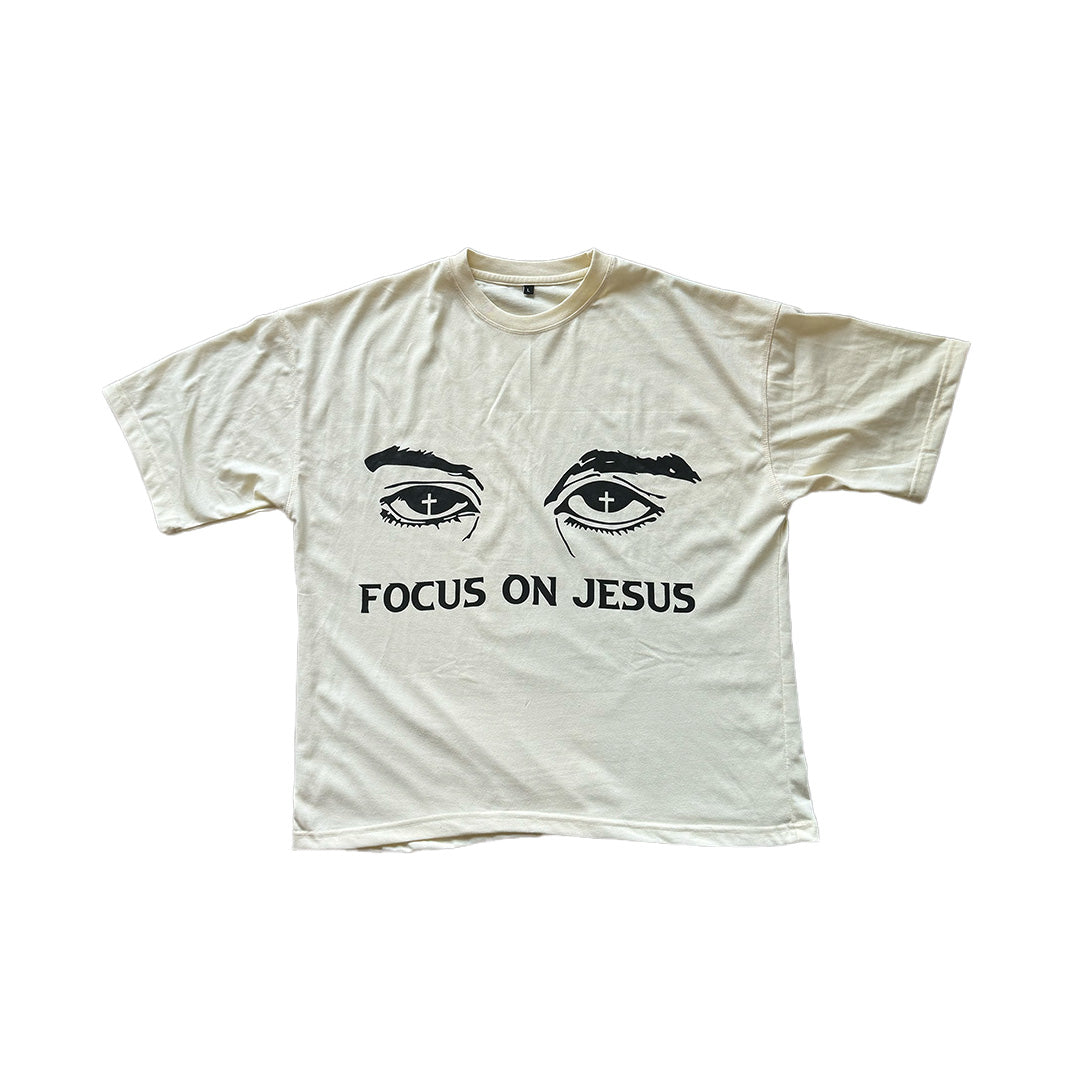 Focus on Jesus Cropped Tee